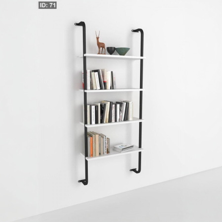 رف كتب على الحائط في 4 رفوف <br> <span class='text-color-warm'>سيتوفر قريباً</span>